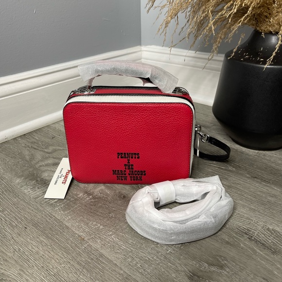 The Marc Jacobs x Peanuts Charlie Brown The Mini Box Crossbody Bag - Picture 4 of 14